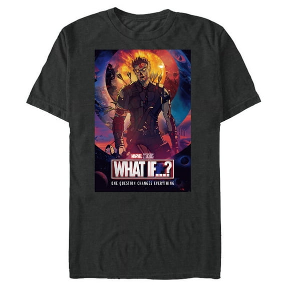 Marvel WHAT IF…? Zombie Hawkeye Comic Cover Standard - Short Sleeve Blended T-Shirt for Adults – Customized-Dark Heather
