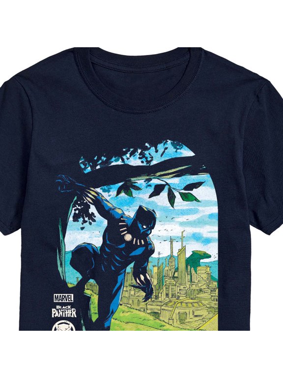 - Wakanda Destination Men's Short Sleeve Graphic T-Shirt