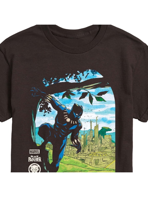 - Wakanda Destination Men's Short Sleeve Graphic T-Shirt