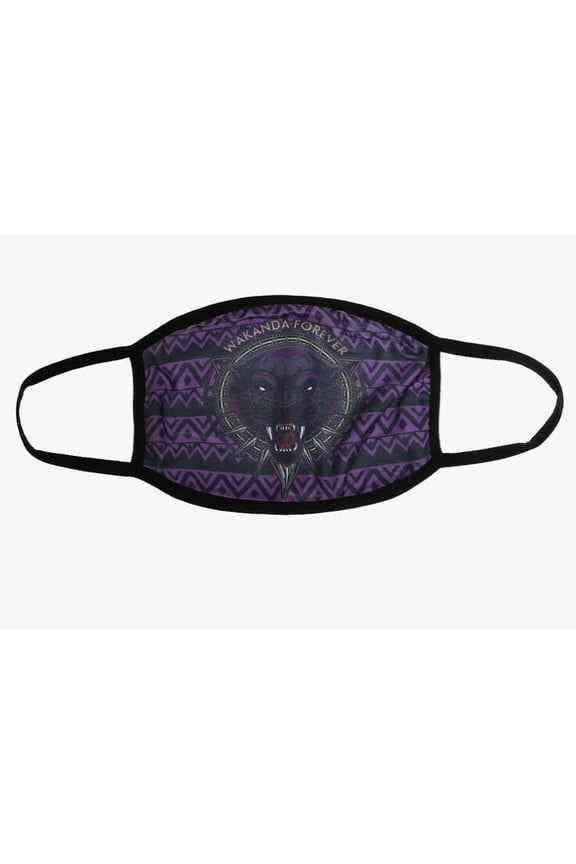 Marvel Wakanda Forever Black Panther Adult Fabric Face Mask Concept One