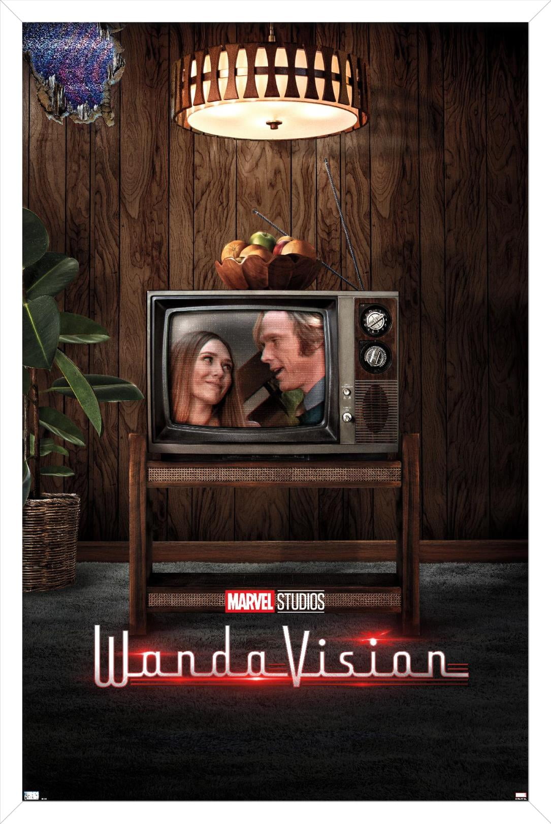 Marvel WandaVision - 70's One Sheet Wall Poster, 22.375" x 34", Framed