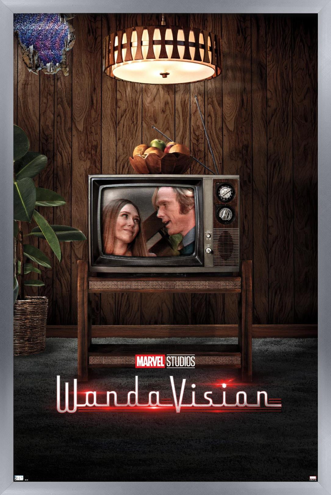 Marvel WandaVision - 70's One Sheet Wall Poster, 22.375" x 34", Framed