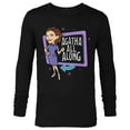 thumbnail image 1 of Marvel WandaVision Agatha All Along Retro - Long Sleeve T-Shirt for Men - Customized-Black, 1 of 5