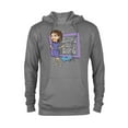 thumbnail image 1 of Marvel WandaVision Agatha All Along Retro - Pullover Hoodie for Adults - Customized-Graphite Heather, 1 of 5