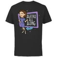 thumbnail image 1 of Marvel WandaVision Agatha All Along Retro - Short Sleeve Cotton T-Shirt for Adults - Customized-Black, 1 of 5