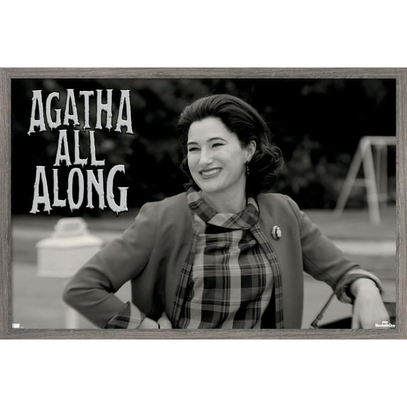 Marvel WandaVision - Agatha All Along Wall Poster, 22.375" x 34", Framed