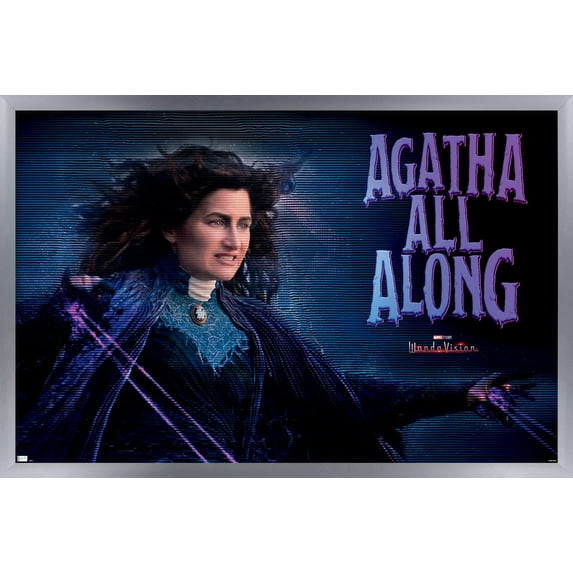 Marvel WandaVision - Agatha Spell Wall Poster, 14.725" x 22.375", Framed
