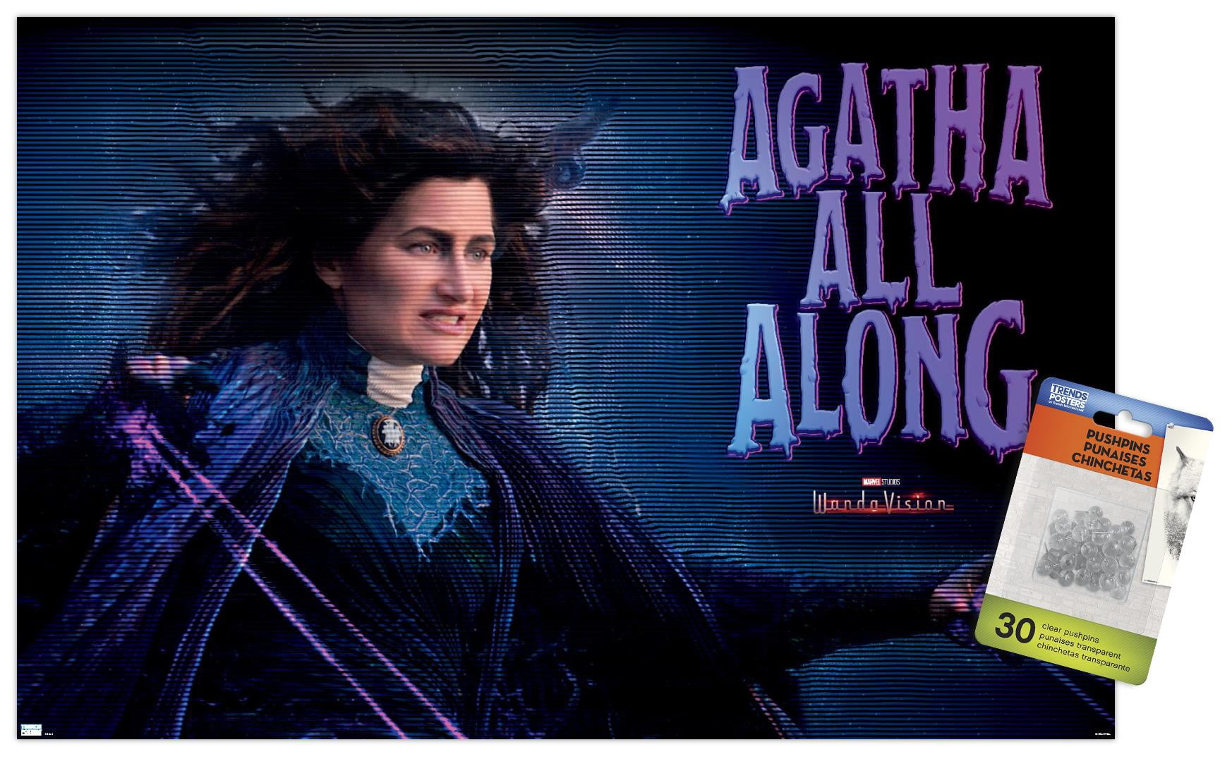 Marvel WandaVision - Agatha Spell Wall Poster with Pushpins, 14.725" x 22.375"