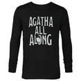 thumbnail image 1 of Marvel WandaVision Agnes Agatha All Along - Long Sleeve T-Shirt for Men - Customized-Black, 1 of 5