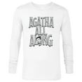 thumbnail image 1 of Marvel WandaVision Agnes Agatha All Along - Long Sleeve T-Shirt for Men - Customized-White, 1 of 5