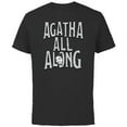 thumbnail image 1 of Marvel WandaVision Agnes Agatha All Along - Short Sleeve Cotton T-Shirt for Adults - Customized-Black, 1 of 5