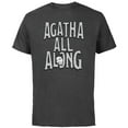 thumbnail image 1 of Marvel WandaVision Agnes Agatha All Along - Short Sleeve Cotton T-Shirt for Adults - Customized-Charcoal, 1 of 5