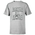 thumbnail image 1 of Marvel WandaVision Agnes Agatha All Along - Short Sleeve T-Shirt for Kids - Customized-Athletic Heather, 1 of 5