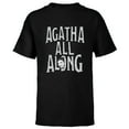 thumbnail image 1 of Marvel WandaVision Agnes Agatha All Along - Short Sleeve T-Shirt for Kids - Customized-Black, 1 of 5