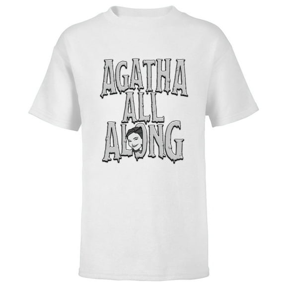 Marvel WandaVision Agnes Agatha All Along - Short Sleeve T-Shirt for Kids - Customized-White