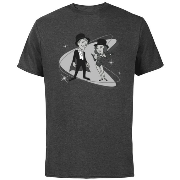 Marvel WandaVision Retro Boomerang - Short Sleeve Cotton T-Shirt for Adults - Customized-Charcoal