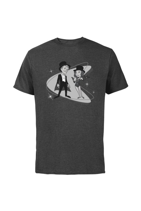 WandaVision Retro Boomerang - Short Sleeve Cotton T-Shirt for Adults - Customized-Charcoal