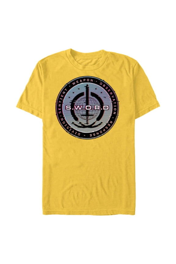 WandaVision S.W.O.R.D. Force Field - Short Sleeve Blended T-Shirt for Adults – Customized-Yellow