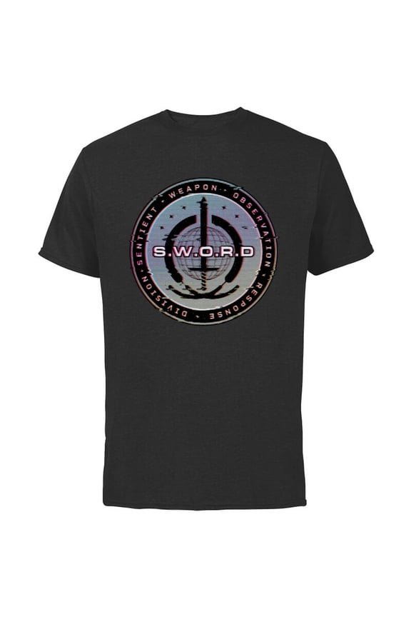 WandaVision S.W.O.R.D. Force Field - Short Sleeve Cotton T-Shirt for Adults - Customized-Black