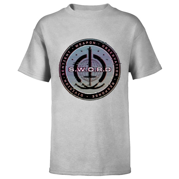 Marvel WandaVision S.W.O.R.D. Force Field - Short Sleeve T-Shirt for Kids – Customized-Athletic Heather