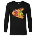 thumbnail image 1 of Marvel WandaVision Scarlet Witch & Vision Retro 50s Standard - Long Sleeve T-Shirt for Men - Customized-Black, 1 of 5
