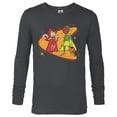thumbnail image 1 of Marvel WandaVision Scarlet Witch & Vision Retro 50s Standard - Long Sleeve T-Shirt for Men - Customized-Charcoal Heather, 1 of 5