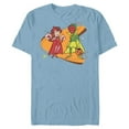 thumbnail image 1 of Marvel WandaVision Scarlet Witch & Vision Retro 50s Standard - Short Sleeve Blended T-Shirt for Adults - Customized-Ocean Blue, 1 of 5
