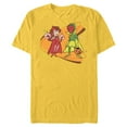 thumbnail image 1 of Marvel WandaVision Scarlet Witch & Vision Retro 50s Standard - Short Sleeve Blended T-Shirt for Adults - Customized-Yellow, 1 of 5