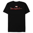 thumbnail image 1 of Marvel WandaVision Series Logo - Short Sleeve Blended T-Shirt for Adults - Customized-Black, 1 of 5