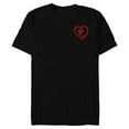 thumbnail image 1 of Marvel WandaVision To Grow Old In Heart - Short Sleeve Blended T-Shirt for Adults - Customized-Black, 1 of 5