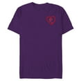 thumbnail image 1 of Marvel WandaVision To Grow Old In Heart - Short Sleeve Blended T-Shirt for Adults - Customized-Purple, 1 of 5