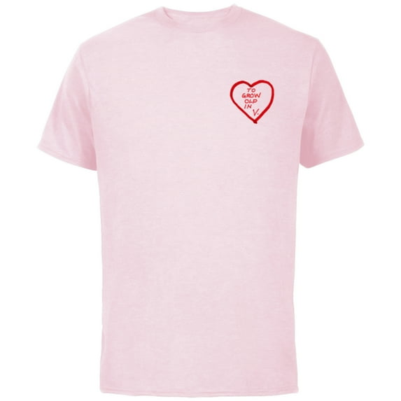 Marvel WandaVision To Grow Old In Heart - Short Sleeve Cotton T-Shirt for Adults - Customized-Soft Pink