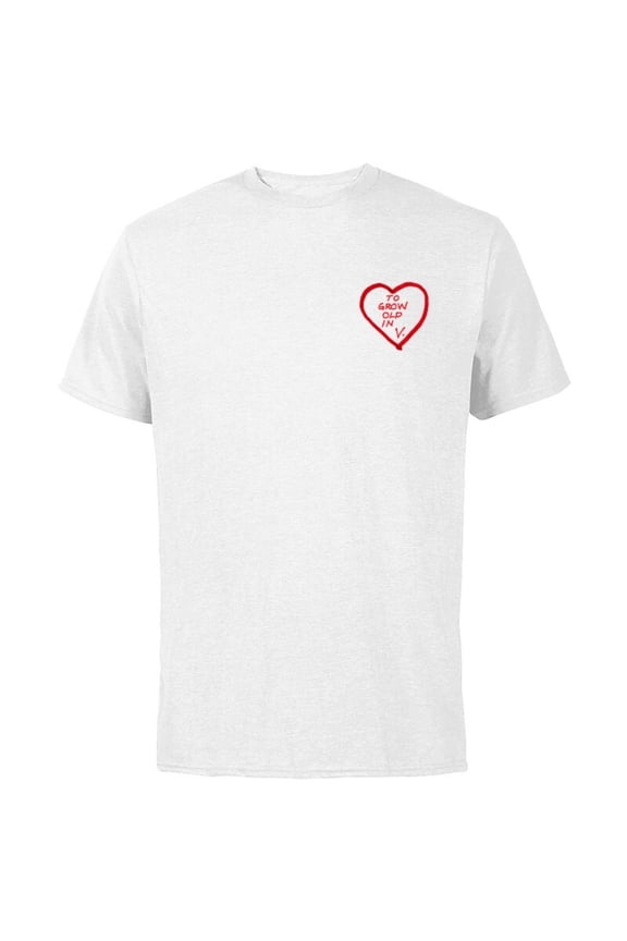 WandaVision To Grow Old In Heart - Short Sleeve Cotton T-Shirt for Adults - Customized-White