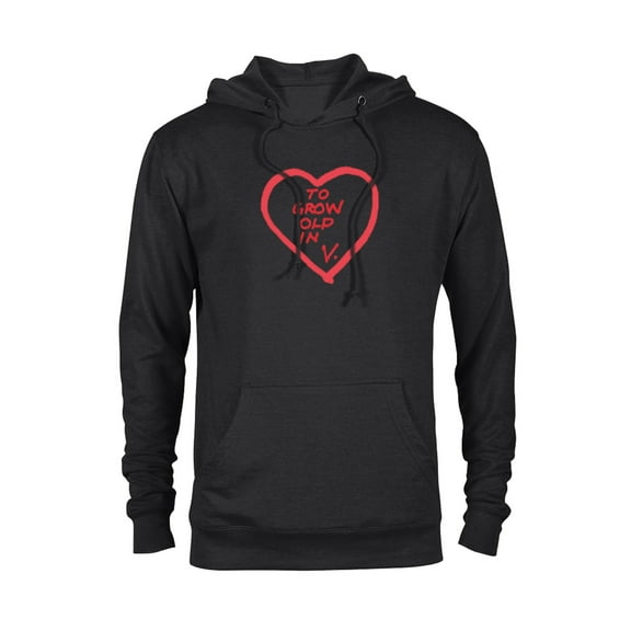 Marvel WandaVision To Grow Old In Vision Heart - Pullover Hoodie for Adults - Customized-Black