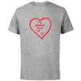 thumbnail image 1 of Marvel WandaVision To Grow Old In Vision Heart - Short Sleeve Cotton T-Shirt for Adults - Customized-Athletic Heather, 1 of 5