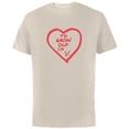 thumbnail image 1 of Marvel WandaVision To Grow Old In Vision Heart - Short Sleeve Cotton T-Shirt for Adults - Customized-Natural, 1 of 5