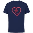 thumbnail image 1 of Marvel WandaVision To Grow Old In Vision Heart - Short Sleeve Cotton T-Shirt for Adults - Customized-Navy, 1 of 5