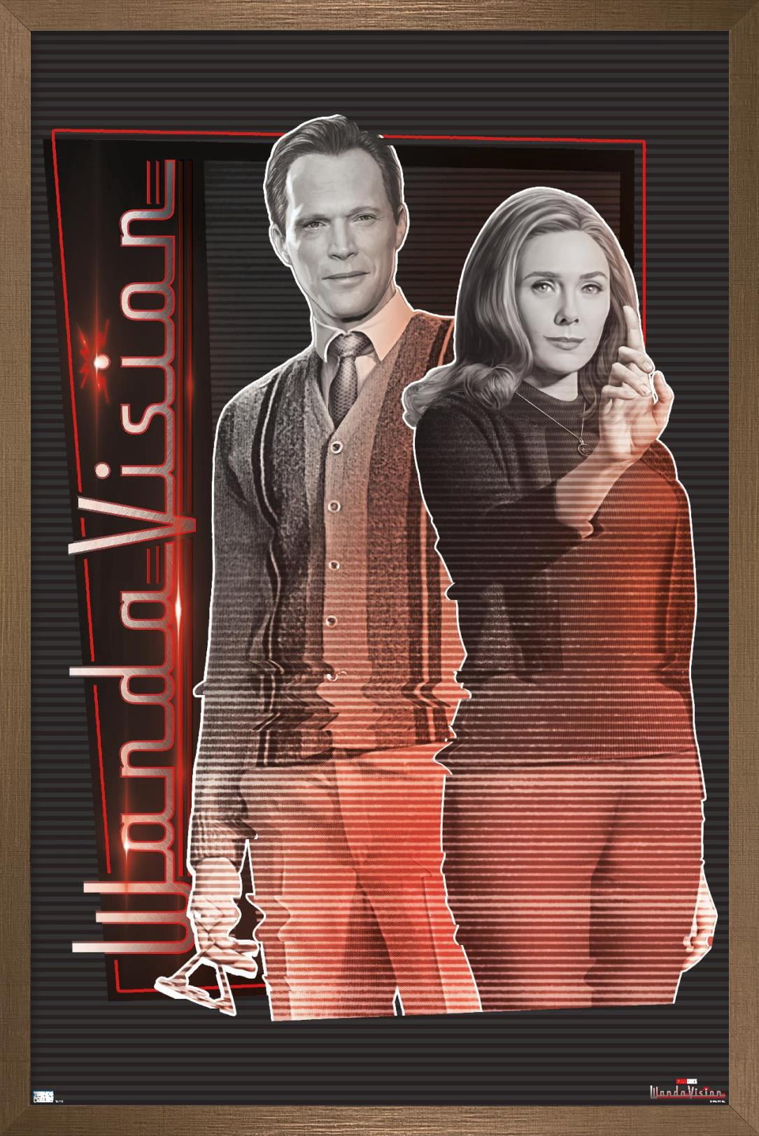 Marvel WandaVision - Together Wall Poster, 14.725" x 22.375", Framed