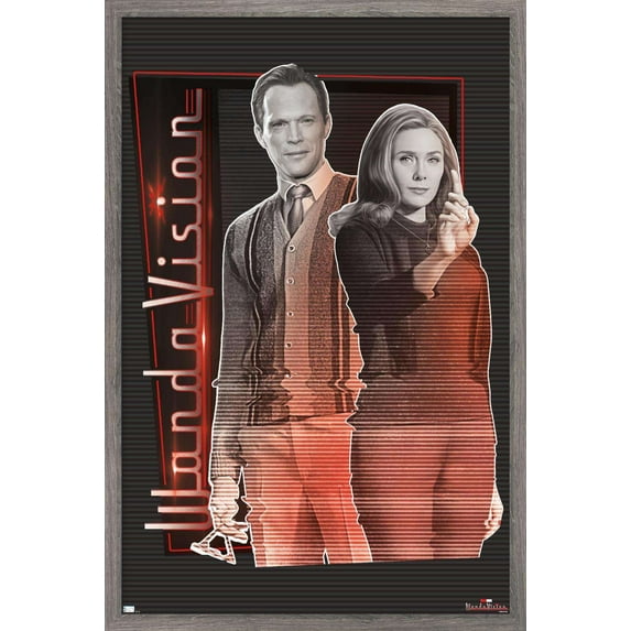 Marvel WandaVision - Together Wall Poster, 22.375" x 34", Framed