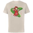 thumbnail image 1 of Marvel WandaVision Wanda Scarlett Witch 50s Retro - Short Sleeve Cotton T-Shirt for Adults - Customized-Natural, 1 of 5