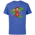 thumbnail image 1 of Marvel WandaVision Wanda Scarlett Witch 50s Retro - Short Sleeve Cotton T-Shirt for Adults - Customized-Royal Heather, 1 of 5