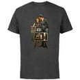 thumbnail image 1 of Marvel WandaVision Wanda & Vision Behind the TV Screens - Short Sleeve Cotton T-Shirt for Adults - Customized-Charcoal, 1 of 5