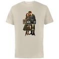 thumbnail image 1 of Marvel WandaVision Wanda & Vision Behind the TV Screens - Short Sleeve Cotton T-Shirt for Adults - Customized-Natural, 1 of 5
