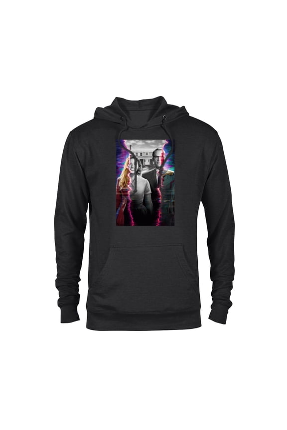 WandaVision Wanda & Vision Poster Standard - Pullover Hoodie for Adults - Customized-Black