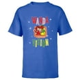 thumbnail image 1 of Marvel WandaVision Wanda & Vision Retro TV Artwork - Short Sleeve T-Shirt for Kids - Customized-Royal, 1 of 5