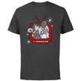 thumbnail image 1 of Marvel WandaVision Wanda & Vision Retro TV - Short Sleeve Cotton T-Shirt for Adults - Customized-Charcoal, 1 of 5