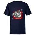 thumbnail image 1 of Marvel WandaVision Wanda & Vision Retro TV - Short Sleeve T-Shirt for Kids - Customized-Navy, 1 of 5