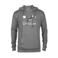 thumbnail image 1 of Marvel WandaVision Wanda and Vision 60s Moonlight Flight - Pullover Hoodie for Adults – Customized-Graphite Heather, 1 of 5