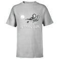 thumbnail image 1 of Marvel WandaVision Wanda and Vision 60s Moonlight Flight - Short Sleeve T-Shirt for Kids – Customized-Athletic Heather, 1 of 5