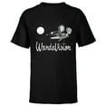 thumbnail image 1 of Marvel WandaVision Wanda and Vision 60s Moonlight Flight - Short Sleeve T-Shirt for Kids – Customized-Black, 1 of 5